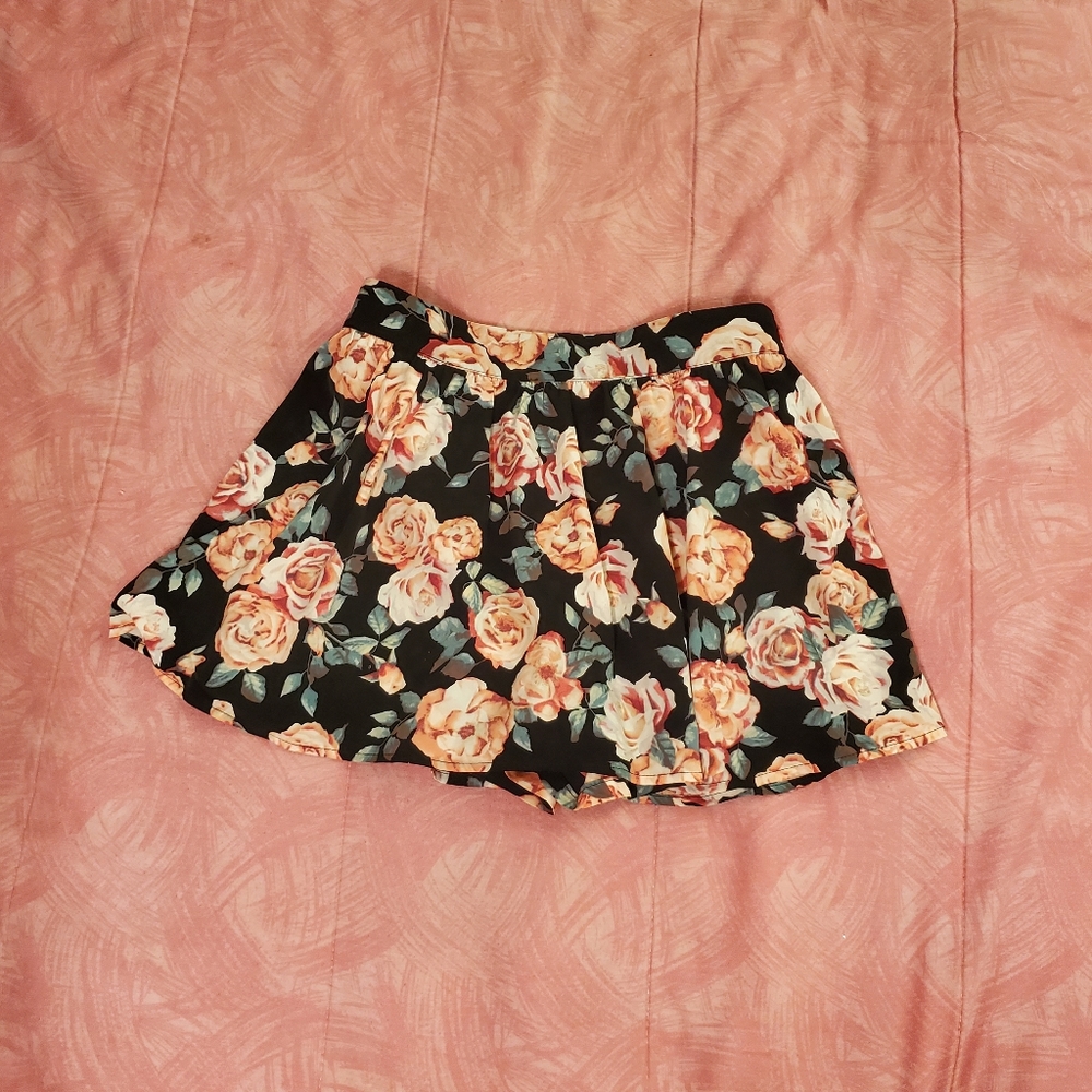 Floral Mini Skort
